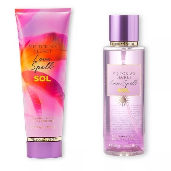 Victoria’s Secret Love Spell Sol Lotion Gift Set Nwt - Picture 2 of 5